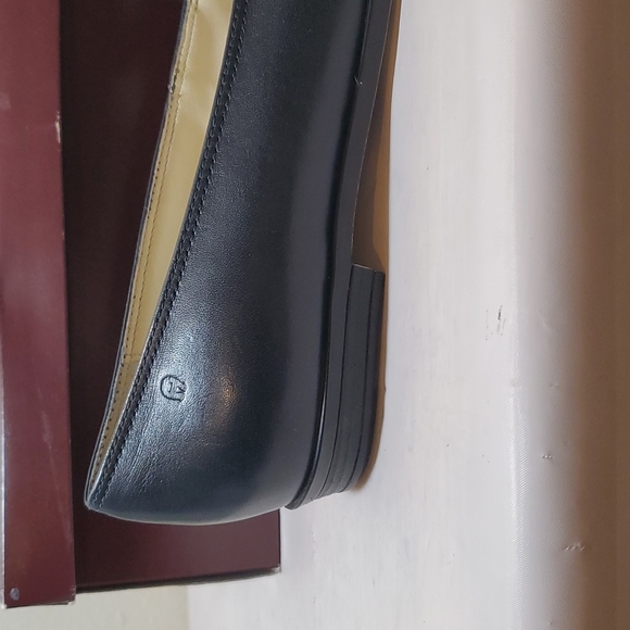 Etienne Aigner Margaret Low-Heel Loafers - Navy Size 5.5 - Picture 6 of 7